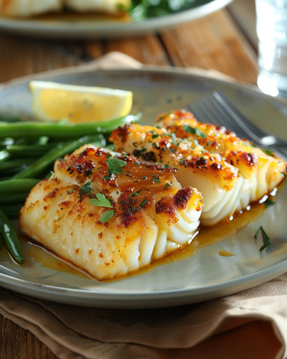 Delicious Baked Cod With Green Beans: A Simple And Healthy Recipe