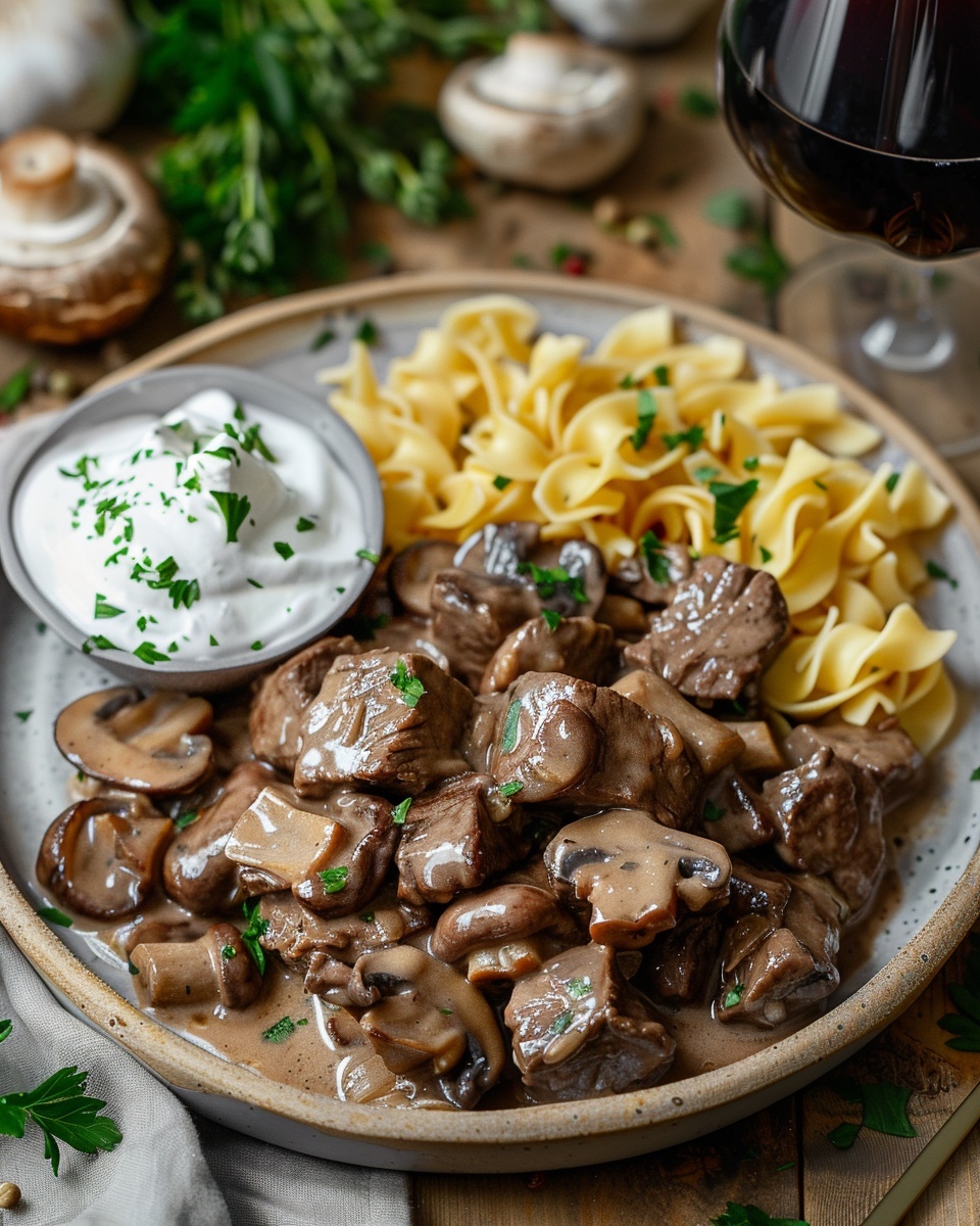 Beef Stroganoff with Mushrooms: A Classic and Flavorful Recipe 8 Beef Stroganoff with Mushrooms