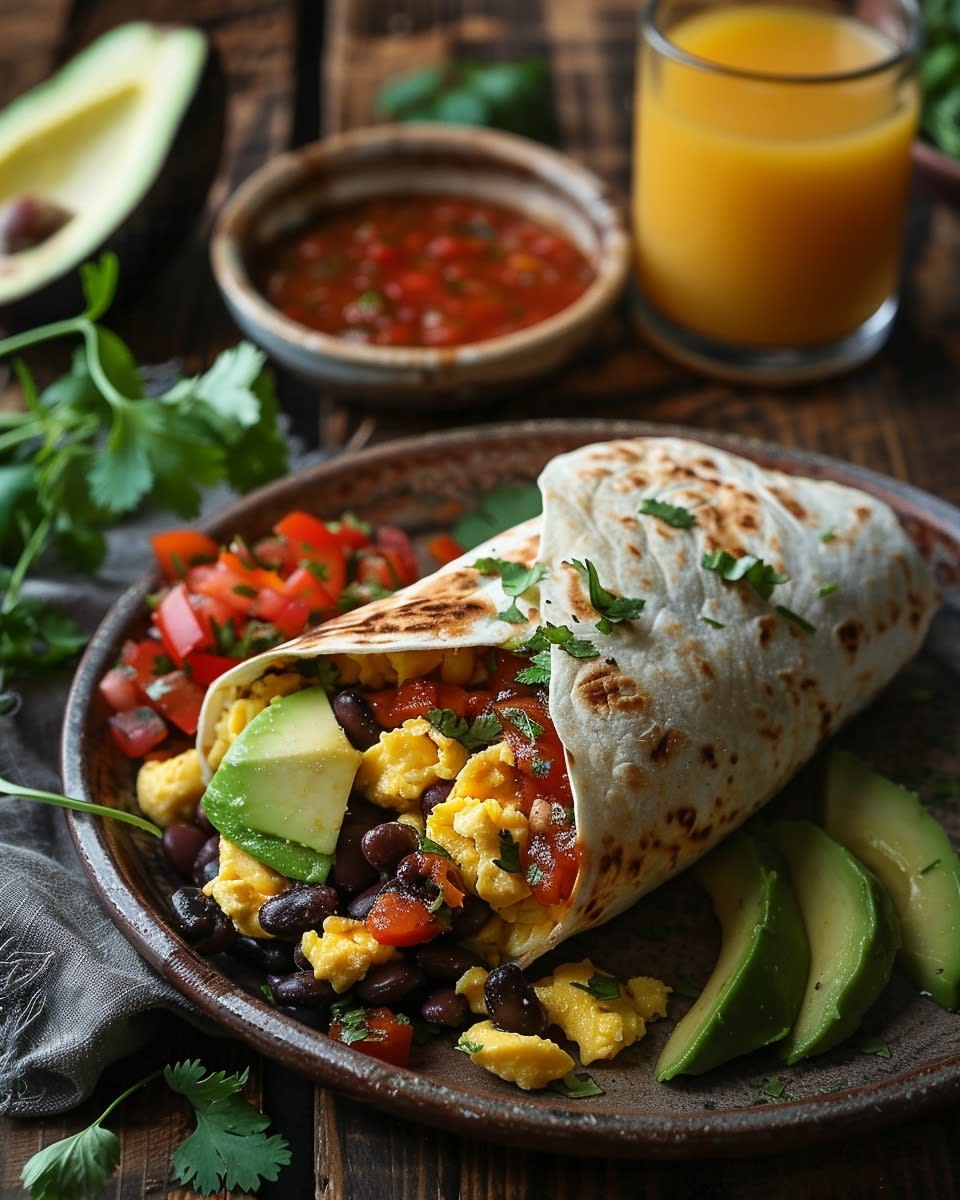 How to Make the Perfect Breakfast Burrito with Eggs and Black Beans 8 Breakfast Burrito with Eggs and Black Beans