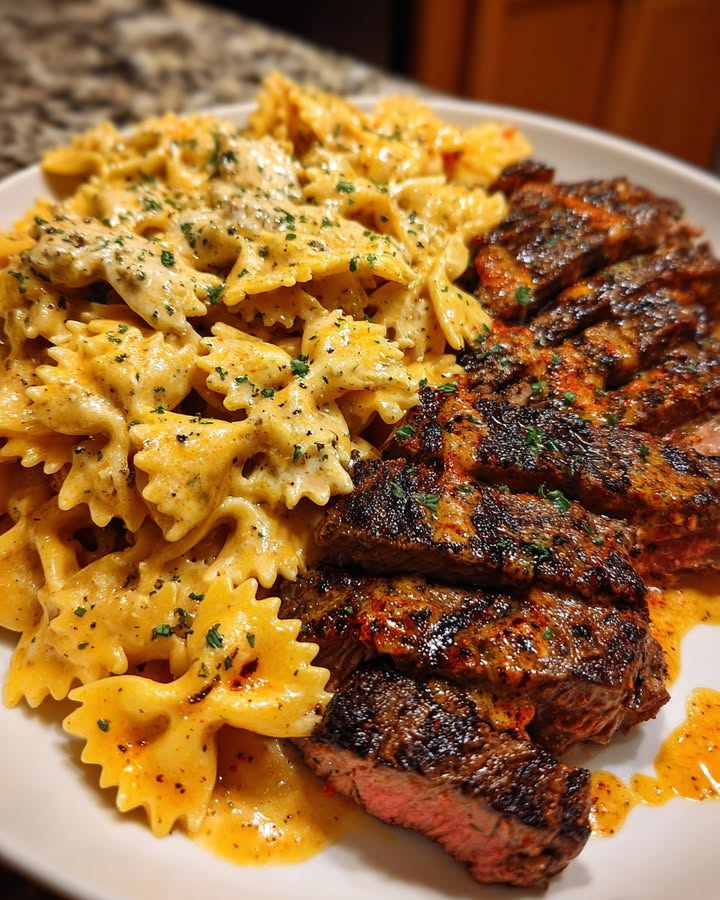 Cajun Cheesy Bowties