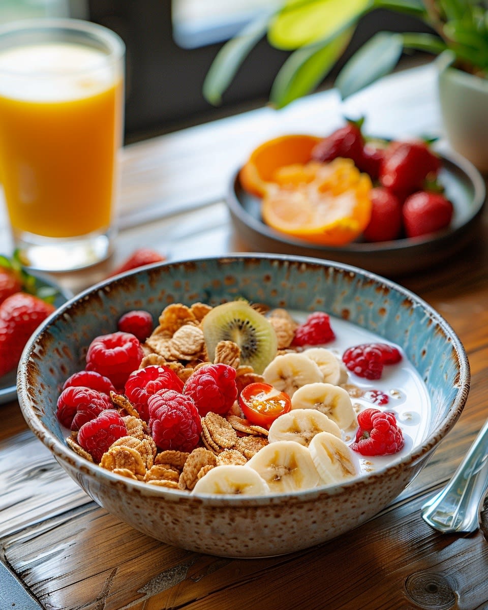Delicious and Nutritious: A Guide to Cereal with Milk and Fruit 8 Cereal with Milk and Fruit