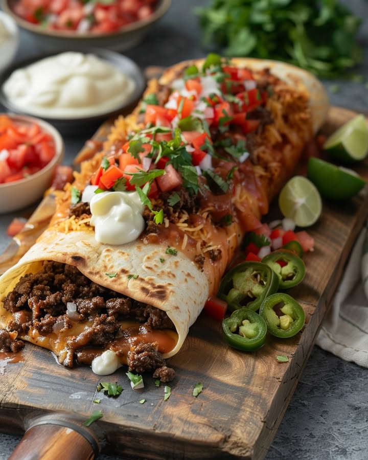 Cheesy Beef Burritos: The Best Savory Delight 2 Cheesy Beef Burritos