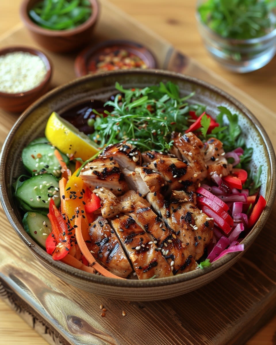 How to Make a Delicious Chicken Buddha Bowl with Veggies 8 Chicken Buddha Bowl with Veggies