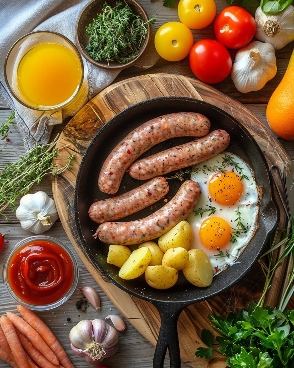 Delicious Chicken Sausage Breakfast Skillet: A Perfect Morning Meal