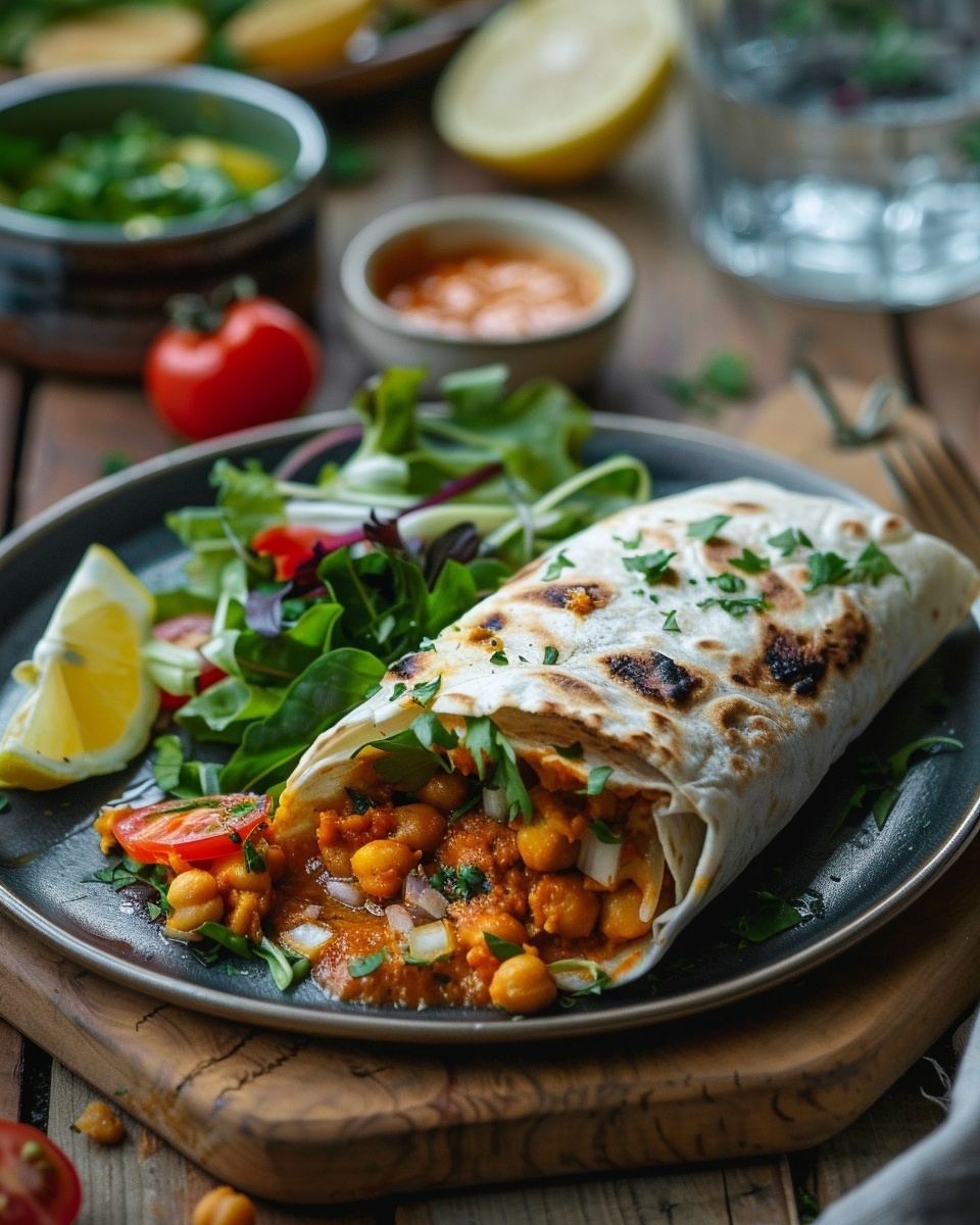 How to Make a Delicious Chickpea Wrap with Sauce: A Step-by-Step Guide 8 Chickpea Wrap with Sauce