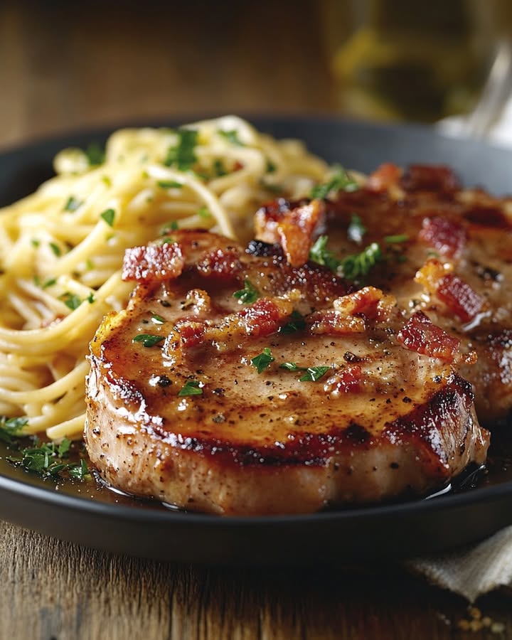 Creamy Bacon Chops