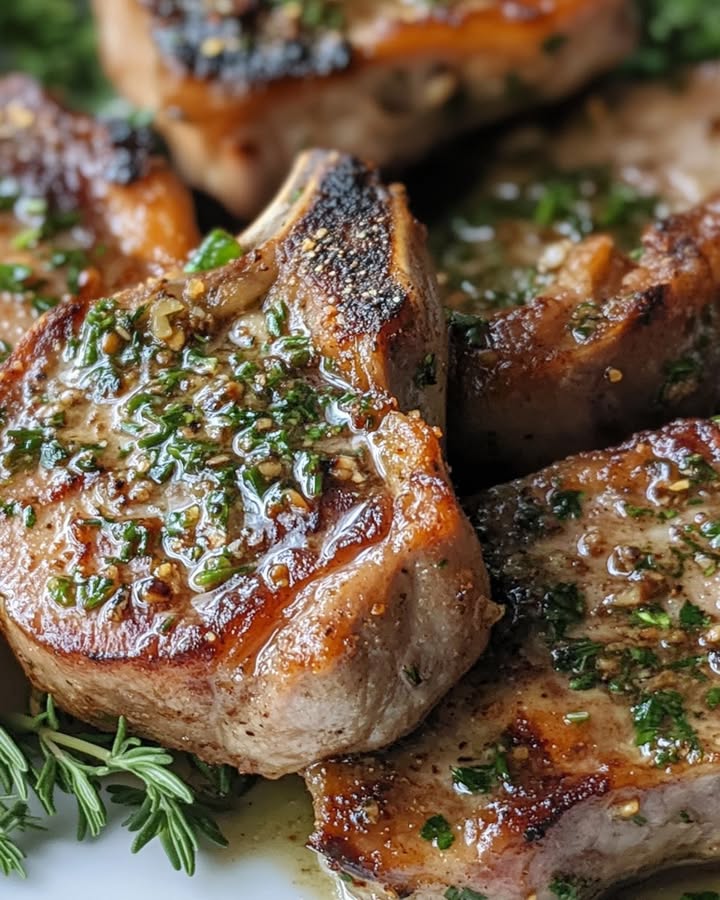 Flavorful Garlic Chops