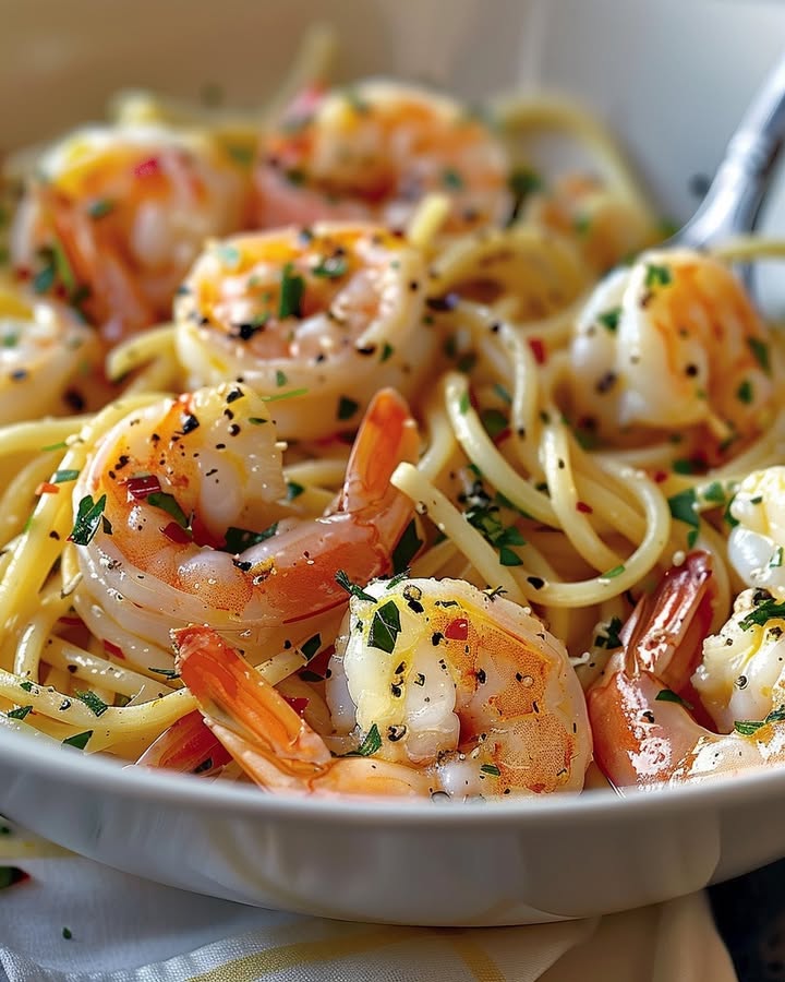 Garlicky Shrimp Linguine: Best Savory Pasta Delight 2 Garlicky Shrimp Linguine