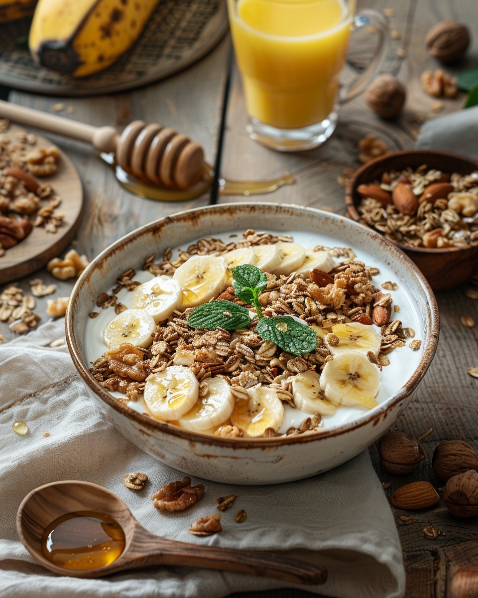 Homemade Granola with Yogurt