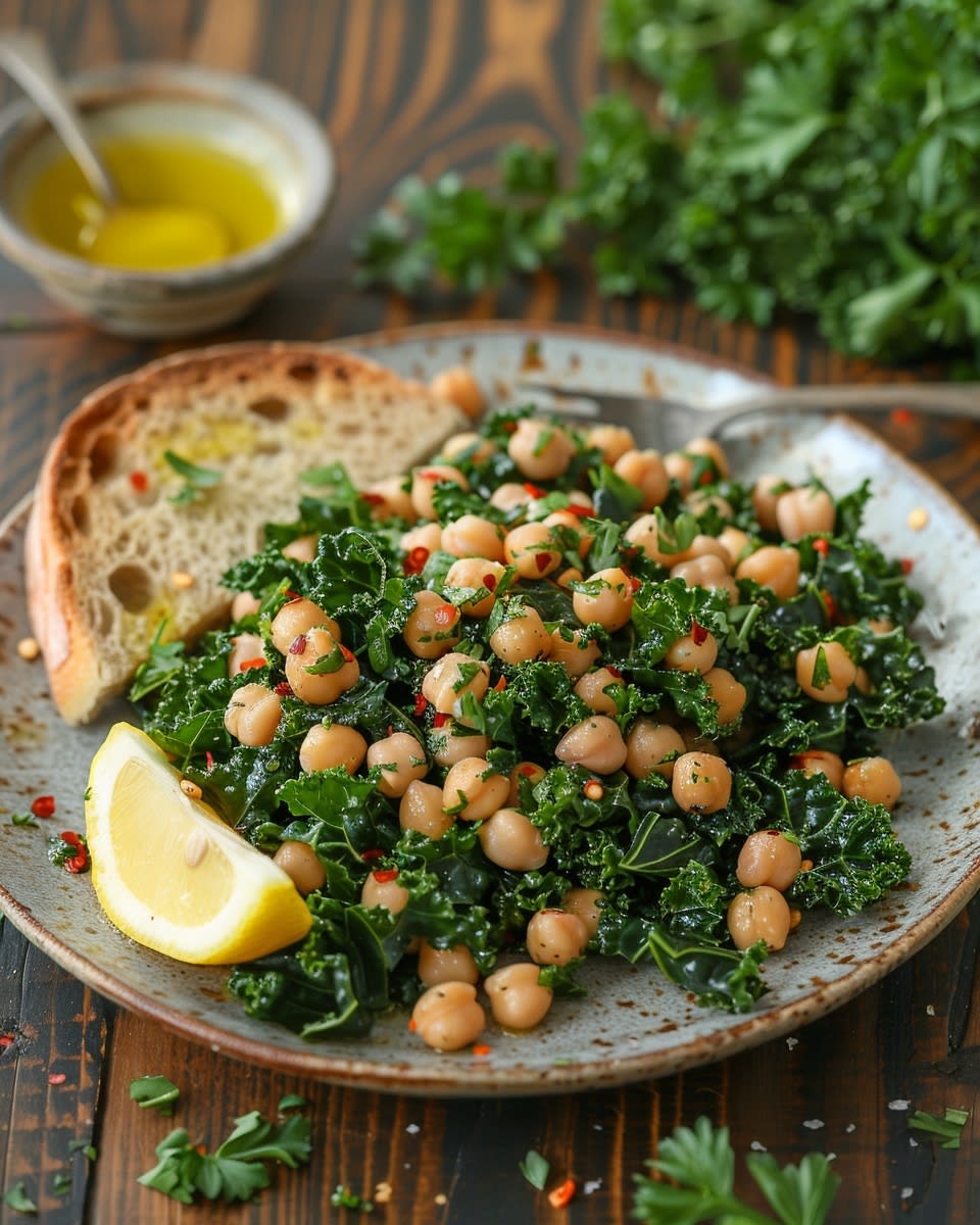 Kale and Chickpea Salad: A Delicious and Nutritious Recipe 8 Kale and Chickpea Salad