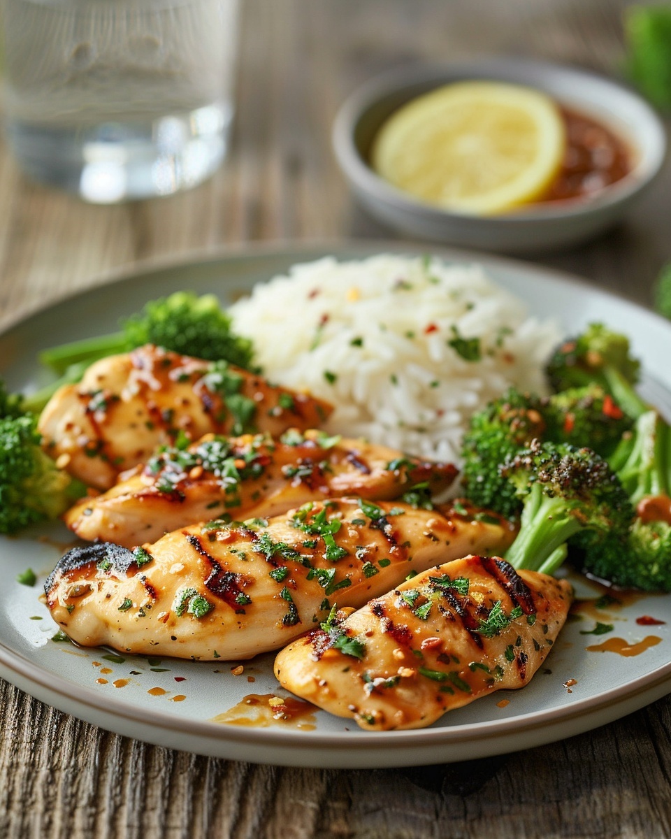 Lemon Chicken with Rice