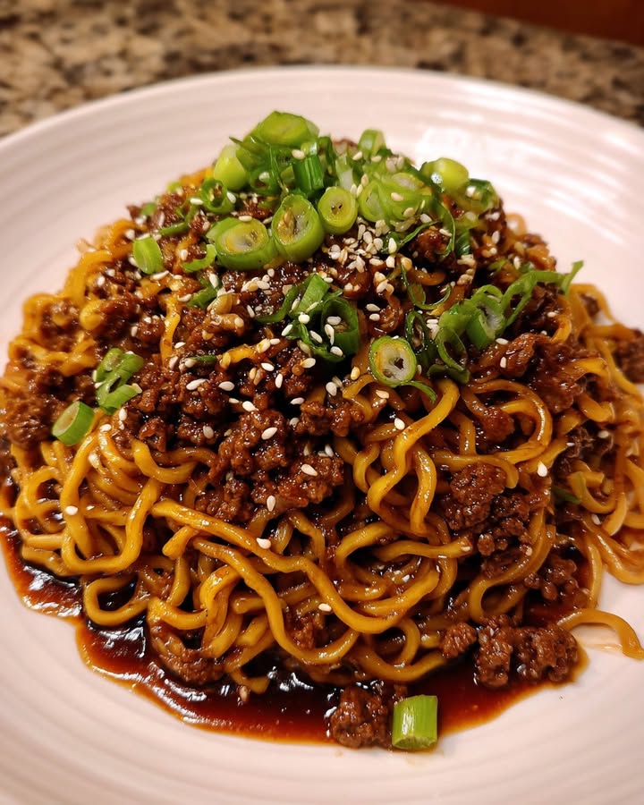 Mongolian Beef Noodles