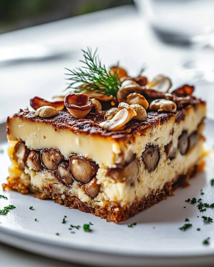 Mushroom Hazelnut Cake: A Savory Delight to Impress Guests 2 Mushroom Hazelnut Cake