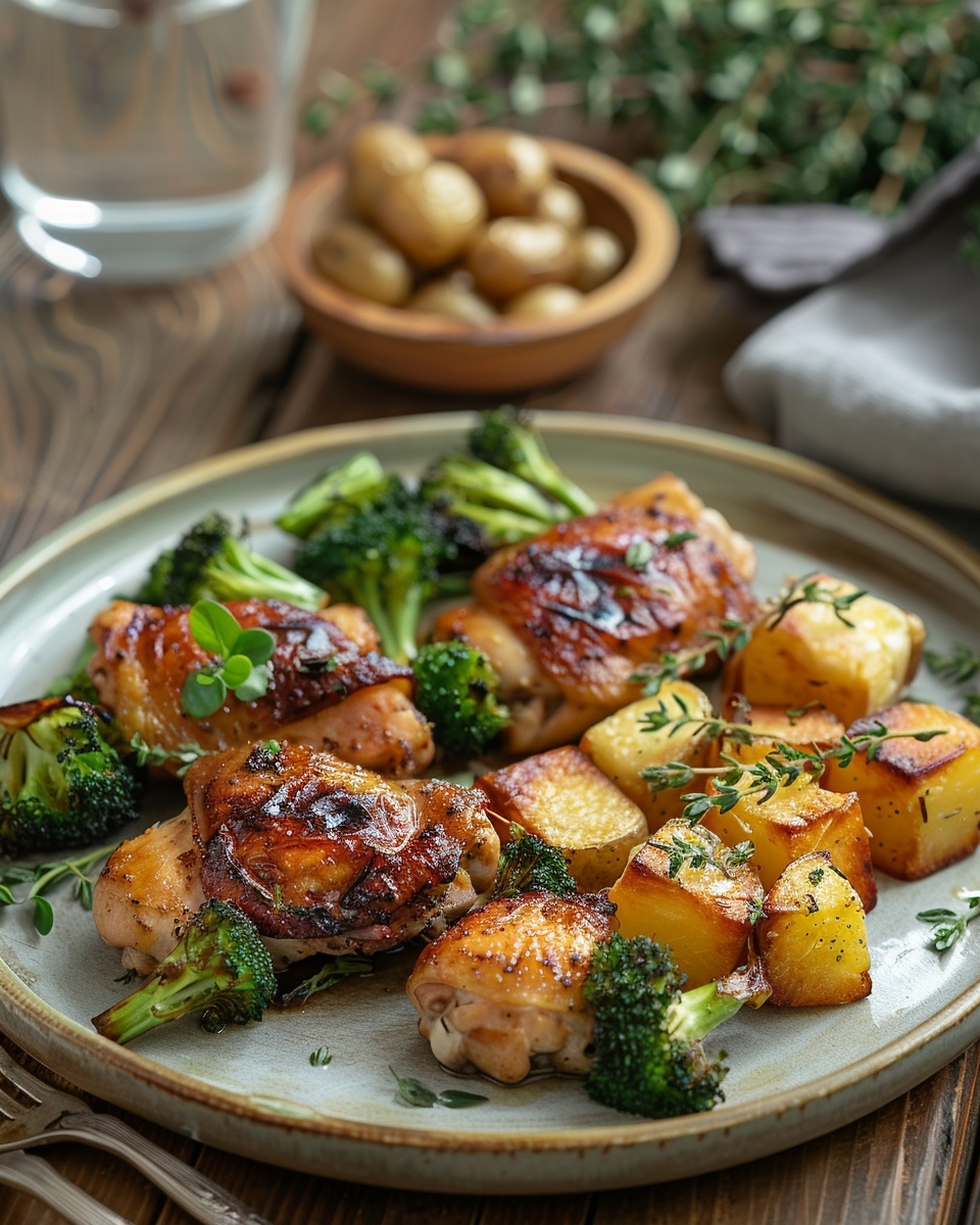 Oven Roasted Chicken Thighs