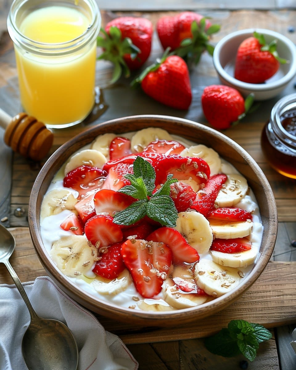 Quick Yogurt and Fruit Bowl: A Delicious and Healthy Breakfast Option 8 Quick Yogurt and Fruit Bowl