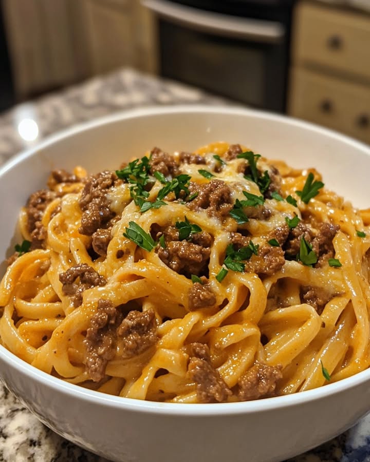 Savory Garlic Beef Linguine: Best Authentic Italian Flavor 2 Savory Garlic Beef Linguine