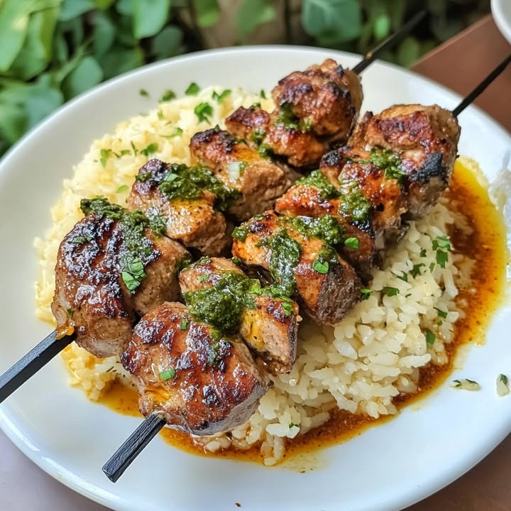 Savory Lamb Skewers