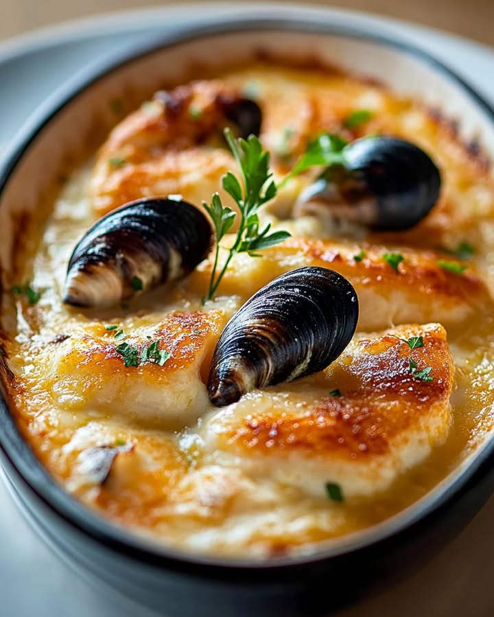 Seafood Gratin Delight: Savour the Ultimate Ocean Flavor 2 Seafood Gratin Delight