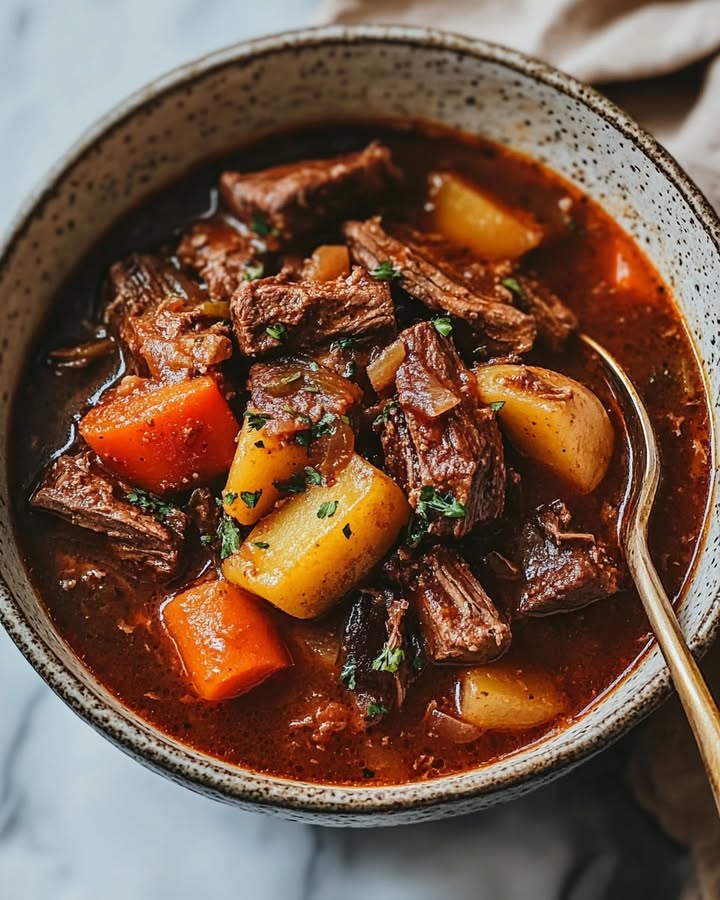 Slow Cooker Stew: Hearty & Savory Comfort in Every Bite 2 Slow Cooker Stew