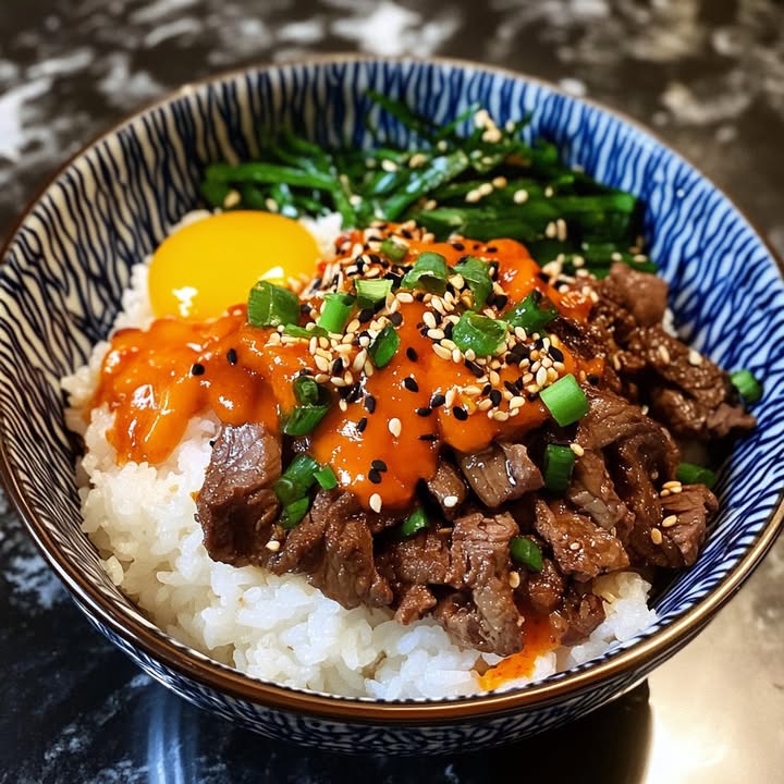 Spicy Beef Bibimbap: Authentic Korean Flavor in Minutes 2 Spicy Beef Bibimbap