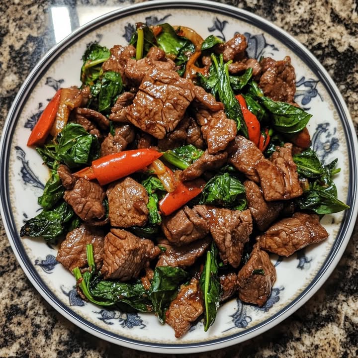 Thai Basil Beef Delight: Authentic Flavor in Every Bite 2 Thai Basil Beef Delight