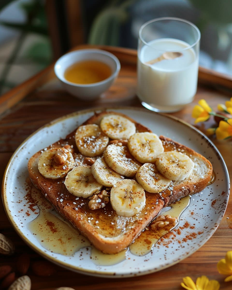 Delicious and Nutritious: Toast with Peanut Butter and Banana 8 Toast with Peanut Butter and Banana