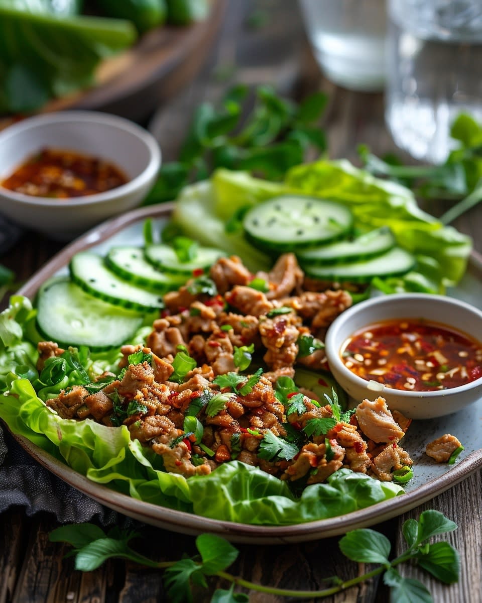 Delicious and Healthy Turkey Lettuce Wraps: A Versatile Meal for Any Diet 8 Turkey Lettuce Wraps