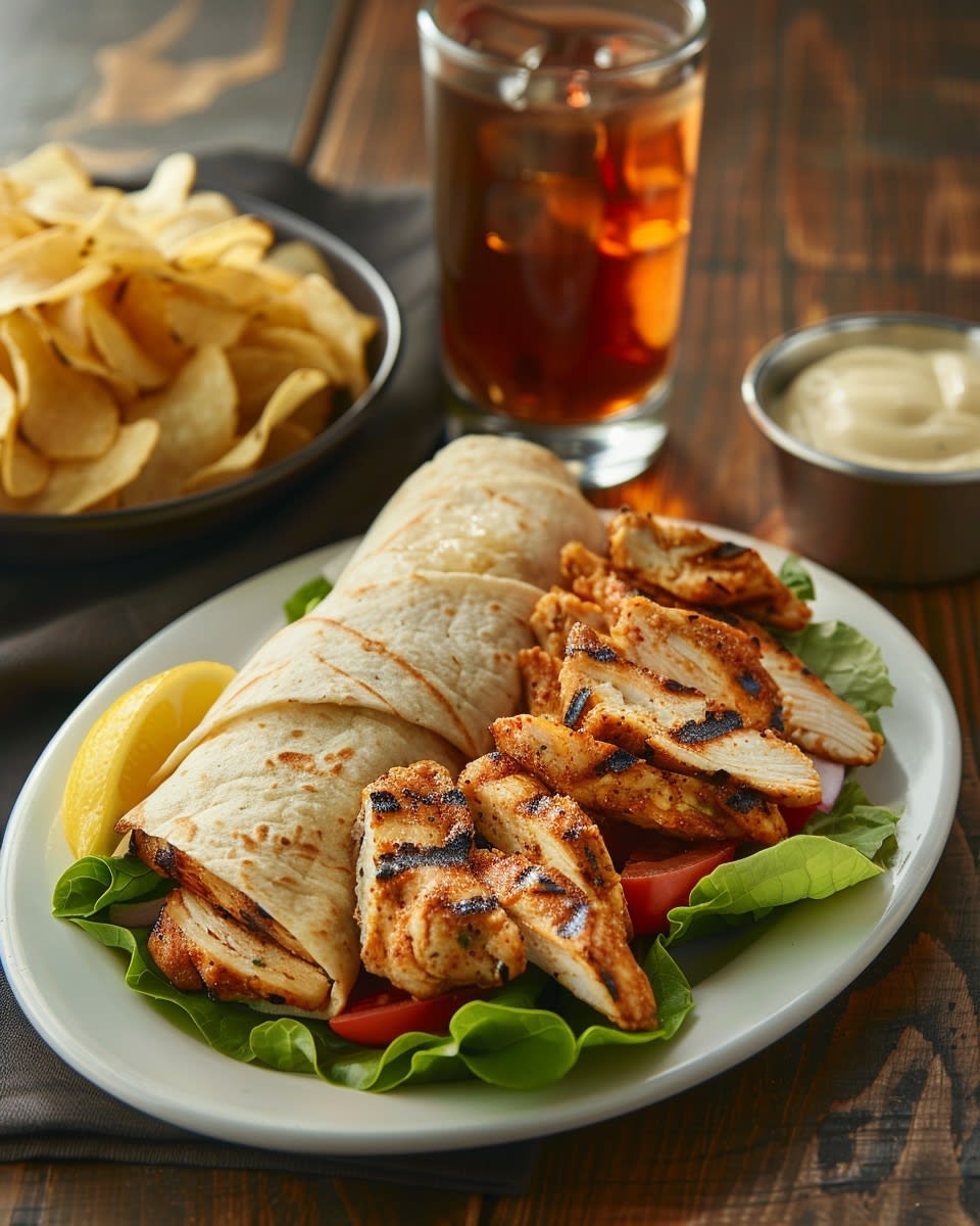 Delicious and Healthy Chicken Wrap with Lettuce: A Perfect Meal for Anytime 8 Chicken Wrap with Lettuce