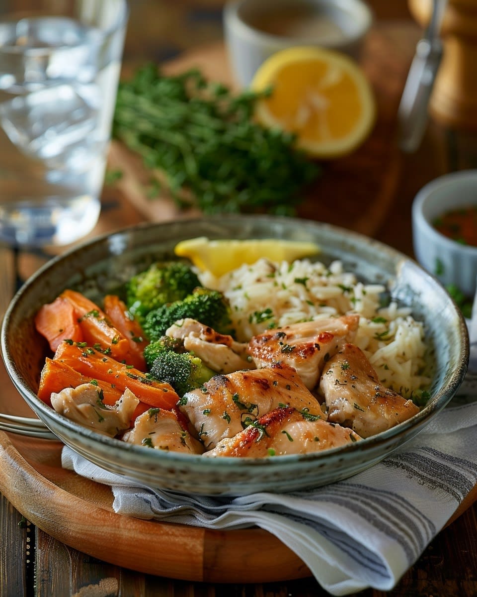 Chicken and Rice Meal Prep Bowls