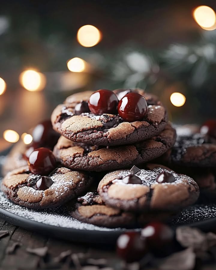 Chocolate Cherry Cookies