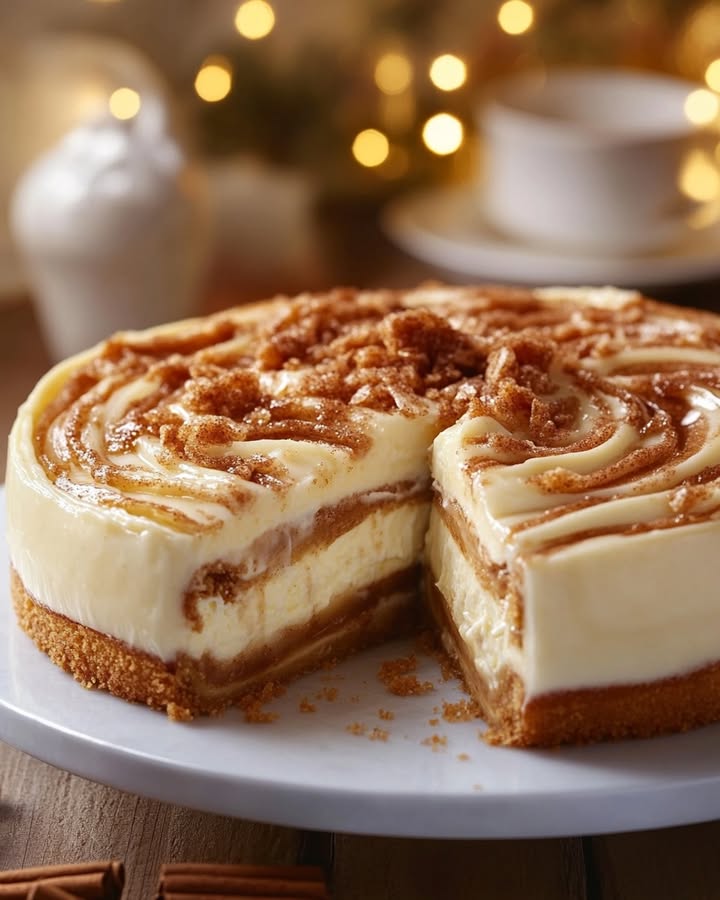 Cinnamon Roll Cheesecake: The Ultimate Decadent Dessert 2 Cinnamon Roll Cheesecake