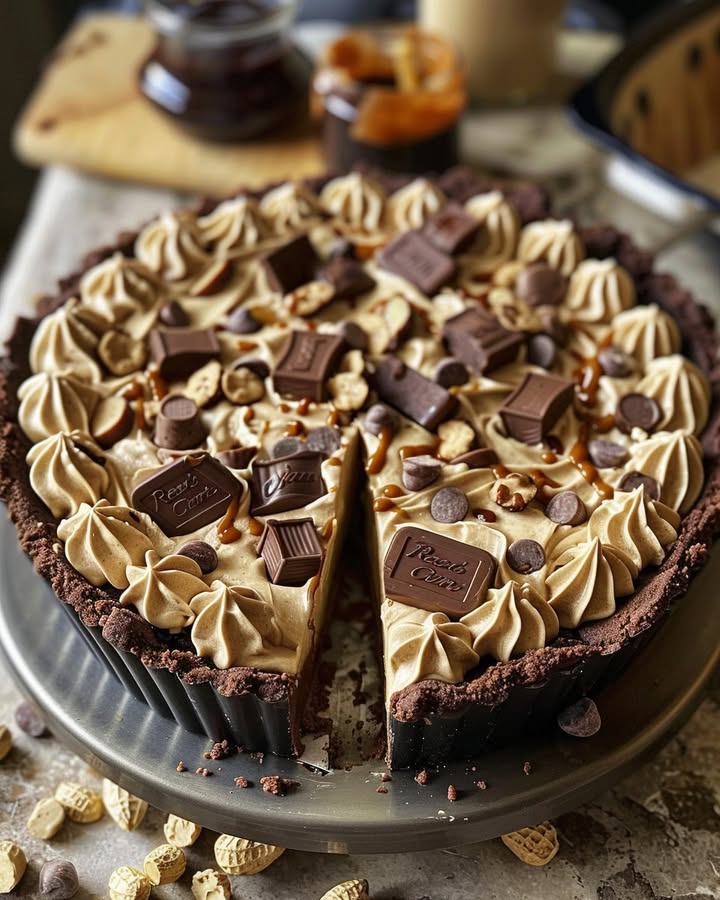 Decadent Reeses Pie: The Ultimate Indulgent Dessert 2 Decadent Reeses Pie