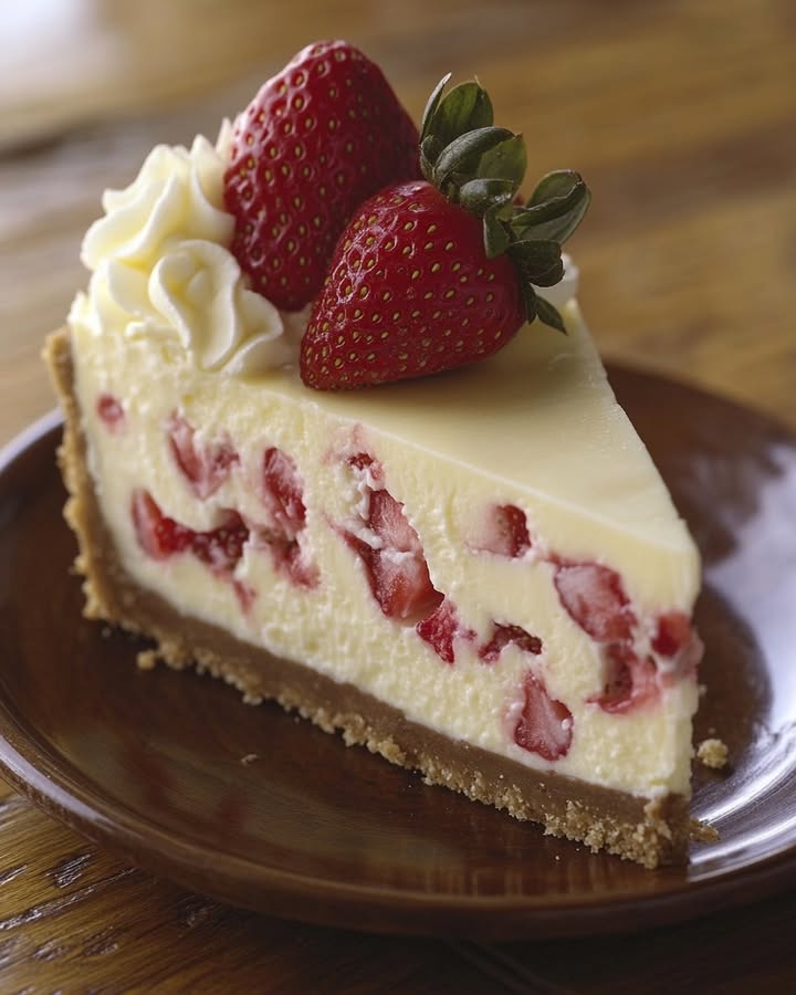 Dreamy Strawberry Cheesecake