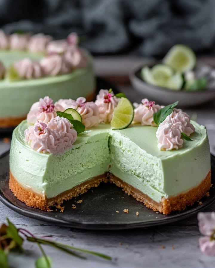Lime Mousse Cheesecake