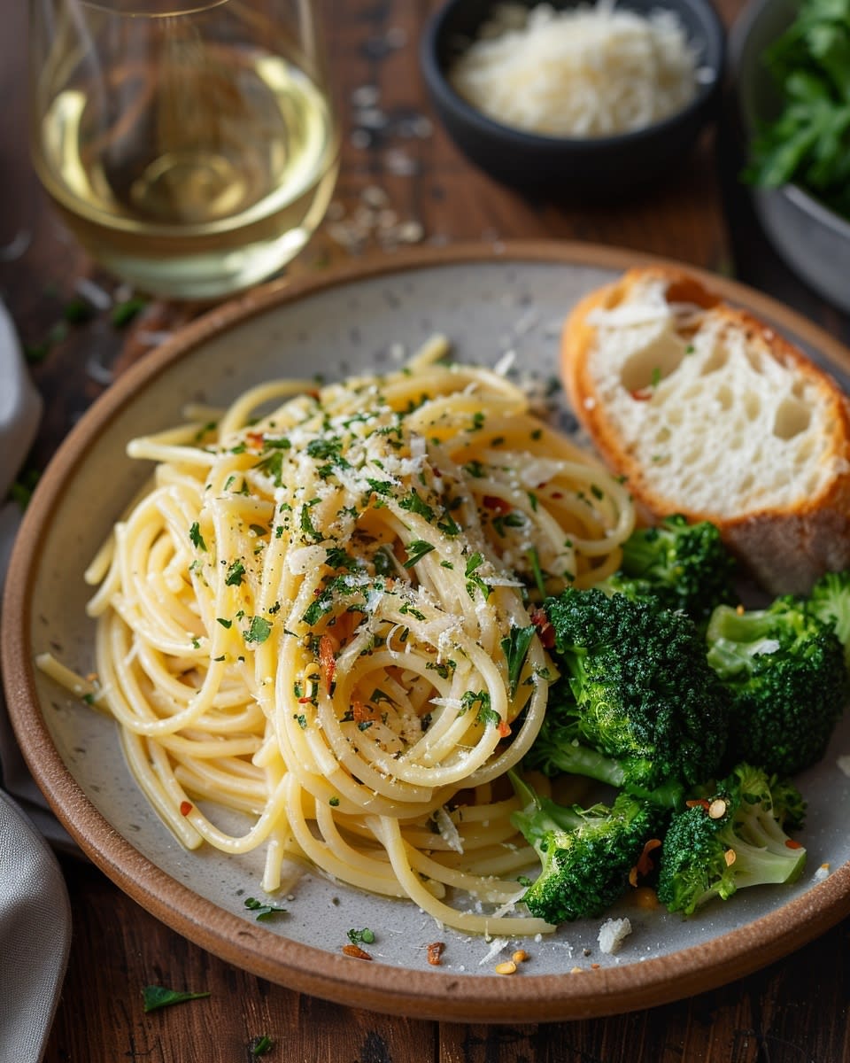 Delicious Pasta with Olive Oil and Garlic: A Simple and Healthy Recipe 8 Pasta with Olive Oil and Garlic