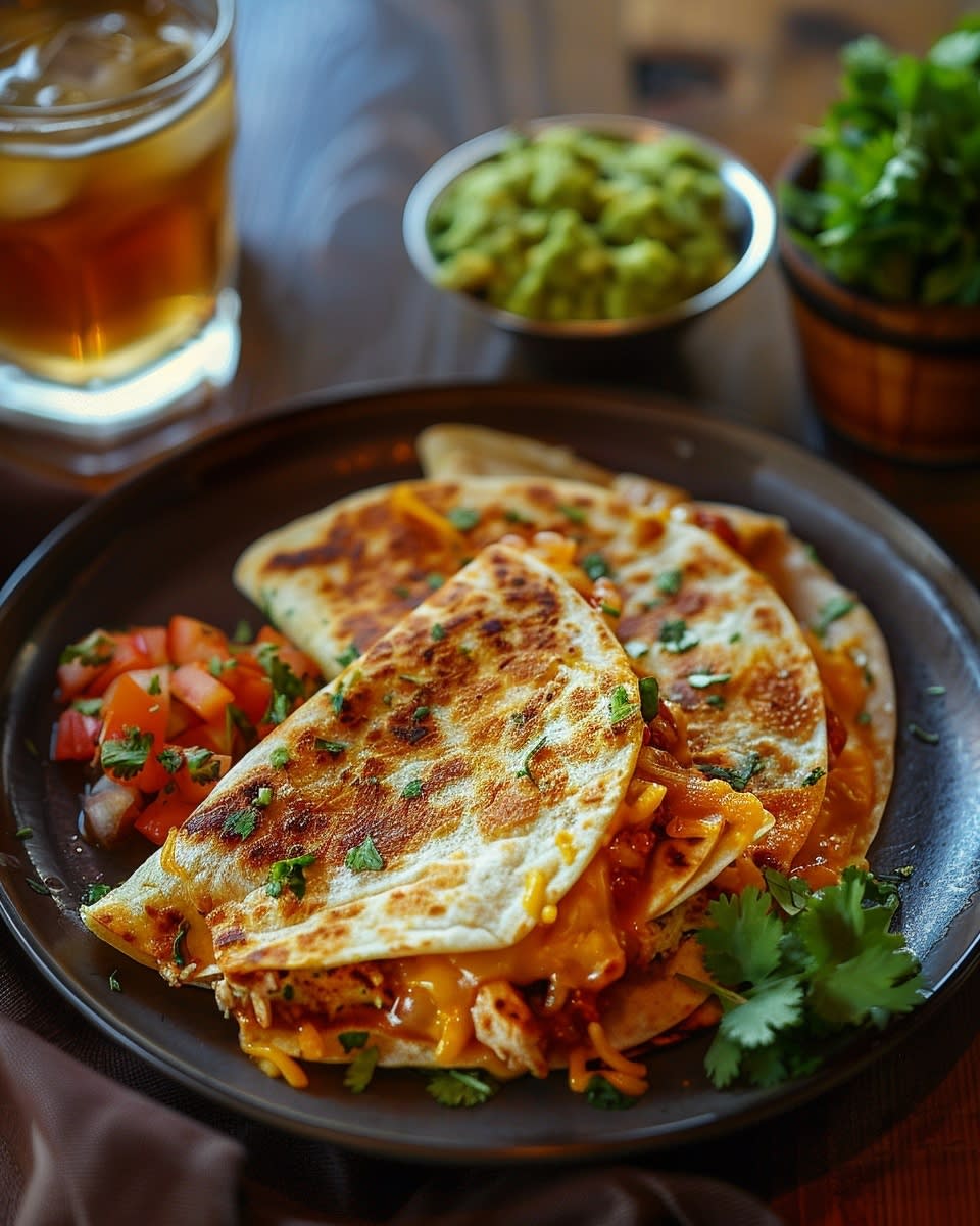 Delicious Quesadilla with Cheese and Chicken: A Perfect Meal for Anytime 8 Quesadilla with Cheese and Chicken