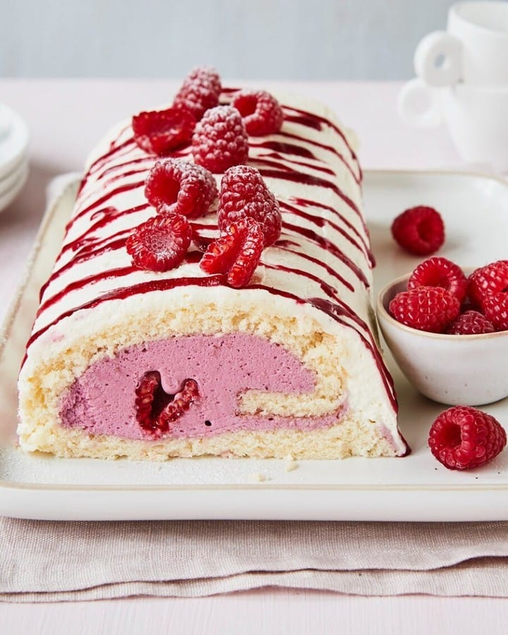 Raspberry Cream Roll: The Most Savoury Dessert Recipe 2 Raspberry Cream Roll