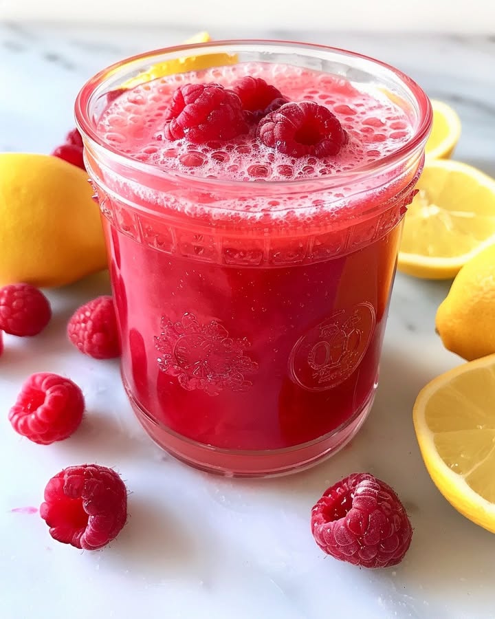 Raspberry Peach Lemonade