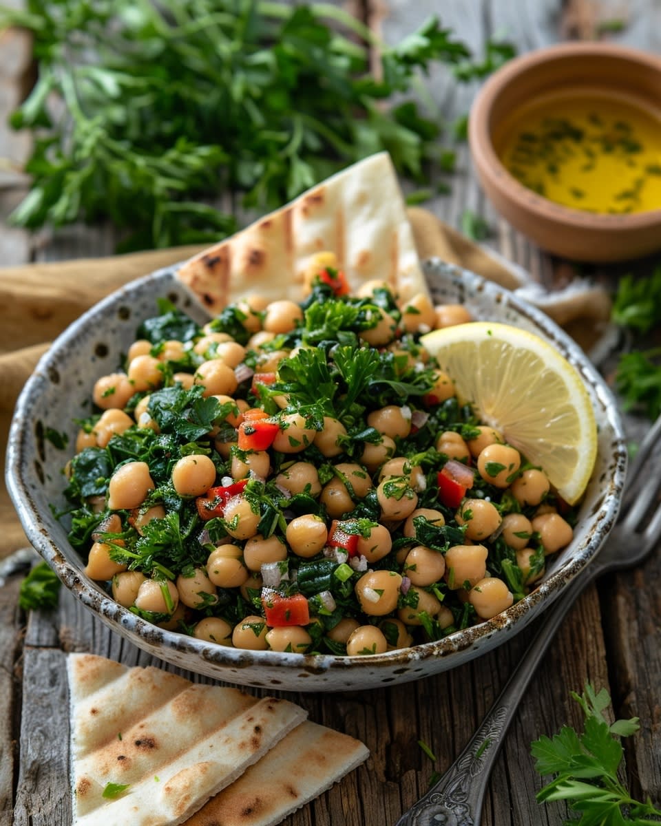 Delicious and Nutritious Spinach Chickpea Bowl: A Versatile Vegan Delight 8 Spinach Chickpea Bowl