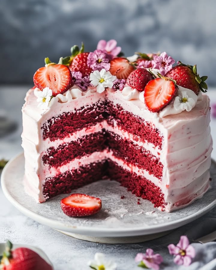 Strawberry Bliss Cake