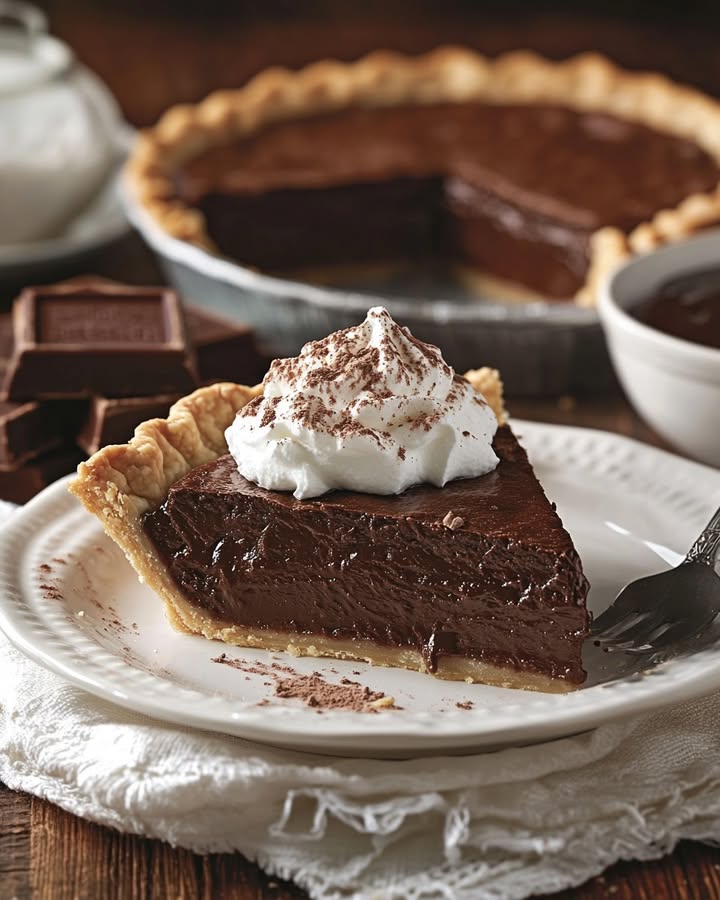 Classic Chocolate Pie: The Best Authentic Recipe 2 Classic Chocolate Pie