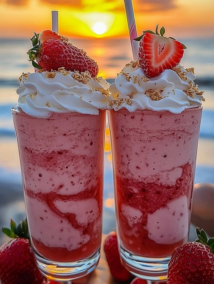 Strawberry Malibu Colada: Best Refreshing Summer Drink 2 Strawberry Malibu Colada