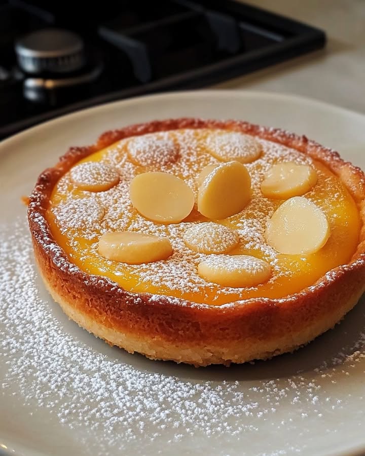 Yogurt Pear Almond Cake