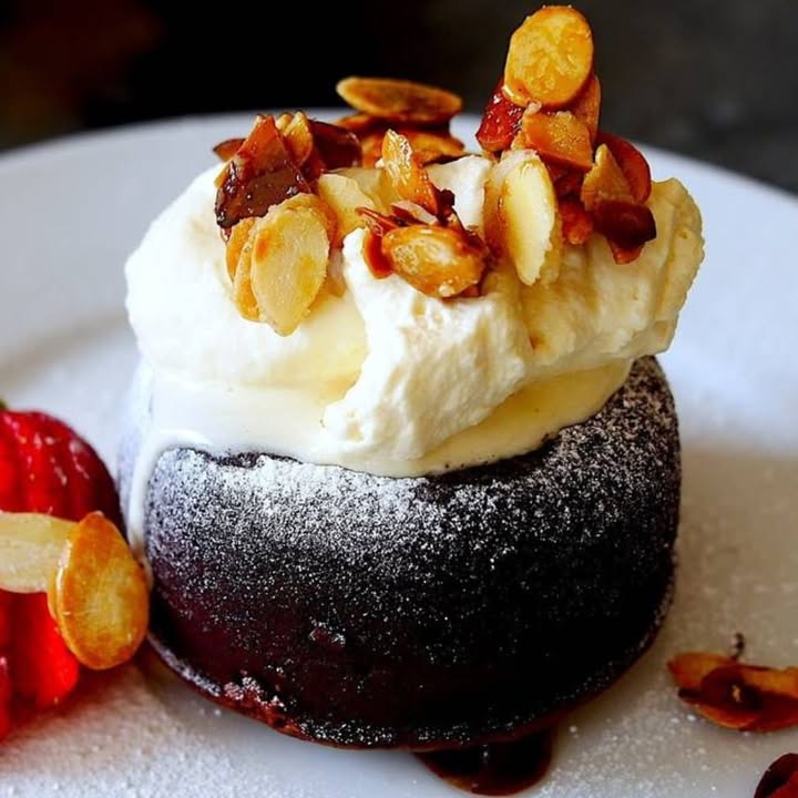 Amaretto Chocolate Lava Cake: Decadent and Easy Dessert 2 amaretto chocolate lava Elite Cooking Recipes