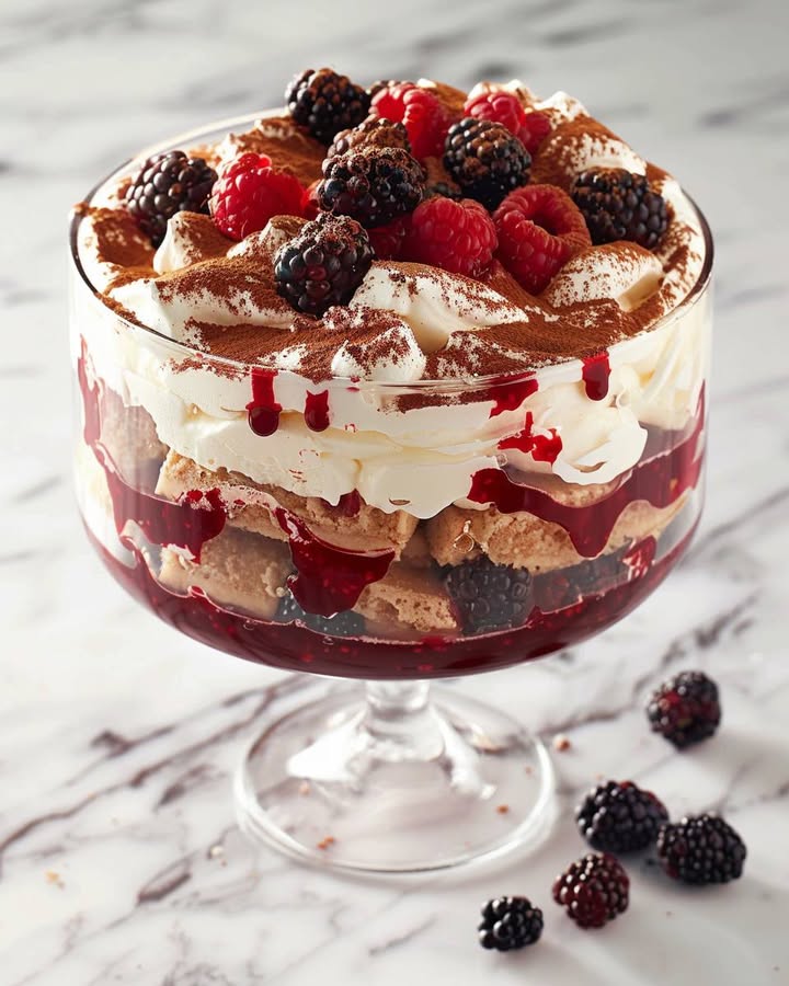Berry Tiramisu Delight: A Creamy, Fresh Twist on a Classic Dessert 2 berry tiramisu delight Elite Cooking Recipes