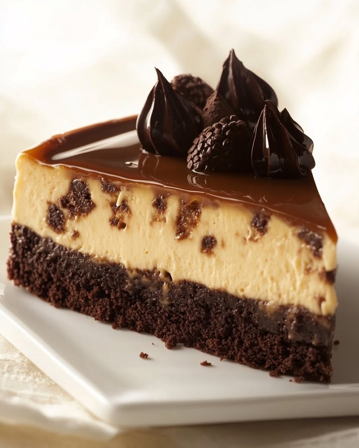 Caramel Brownie Cheesecake: Decadent Dessert for Any Occasion 2 caramel brownie cheesecake Elite Cooking Recipes