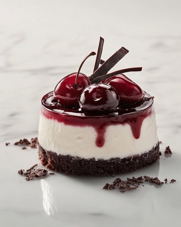 Heavenly Cherry Chocolate Cheesecake Delight Recipe 2 cherry chocolate cheesecake Elite Cooking Recipes