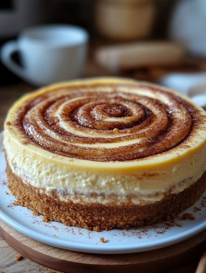 Cinnamon Roll Cheesecake: A Heavenly Dessert Fusion 2 cinnamon roll cheesecake Elite Cooking Recipes