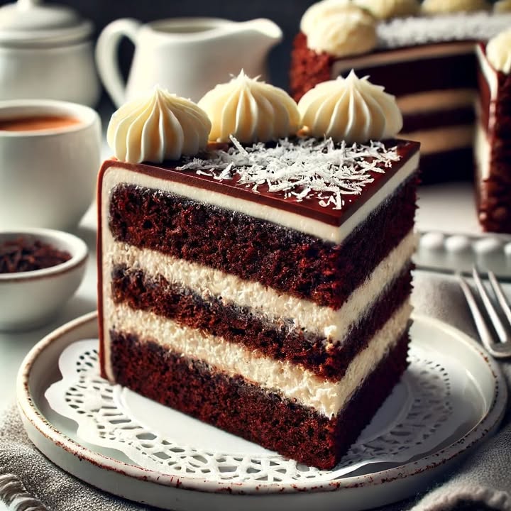 Coconut Chocolate Delight: A Luscious Cake for Every Occasion 2 coconut chocolate delight Elite Cooking Recipes