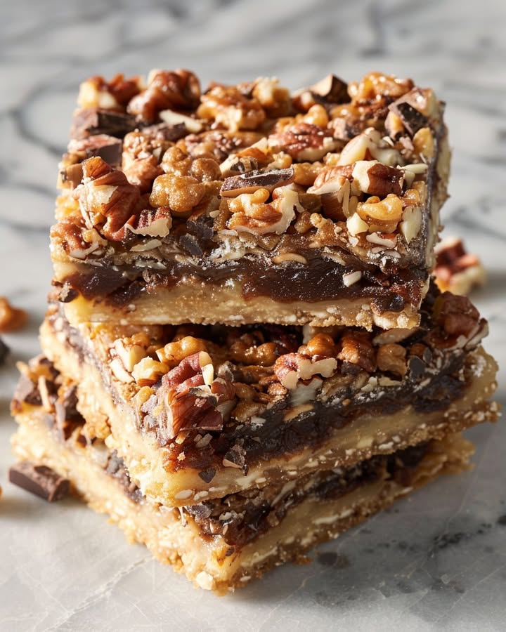 Decadent 4-Layer Bars: A Showstopping Dessert for Any Occasion 2 decadent layered bars Elite Cooking Recipes